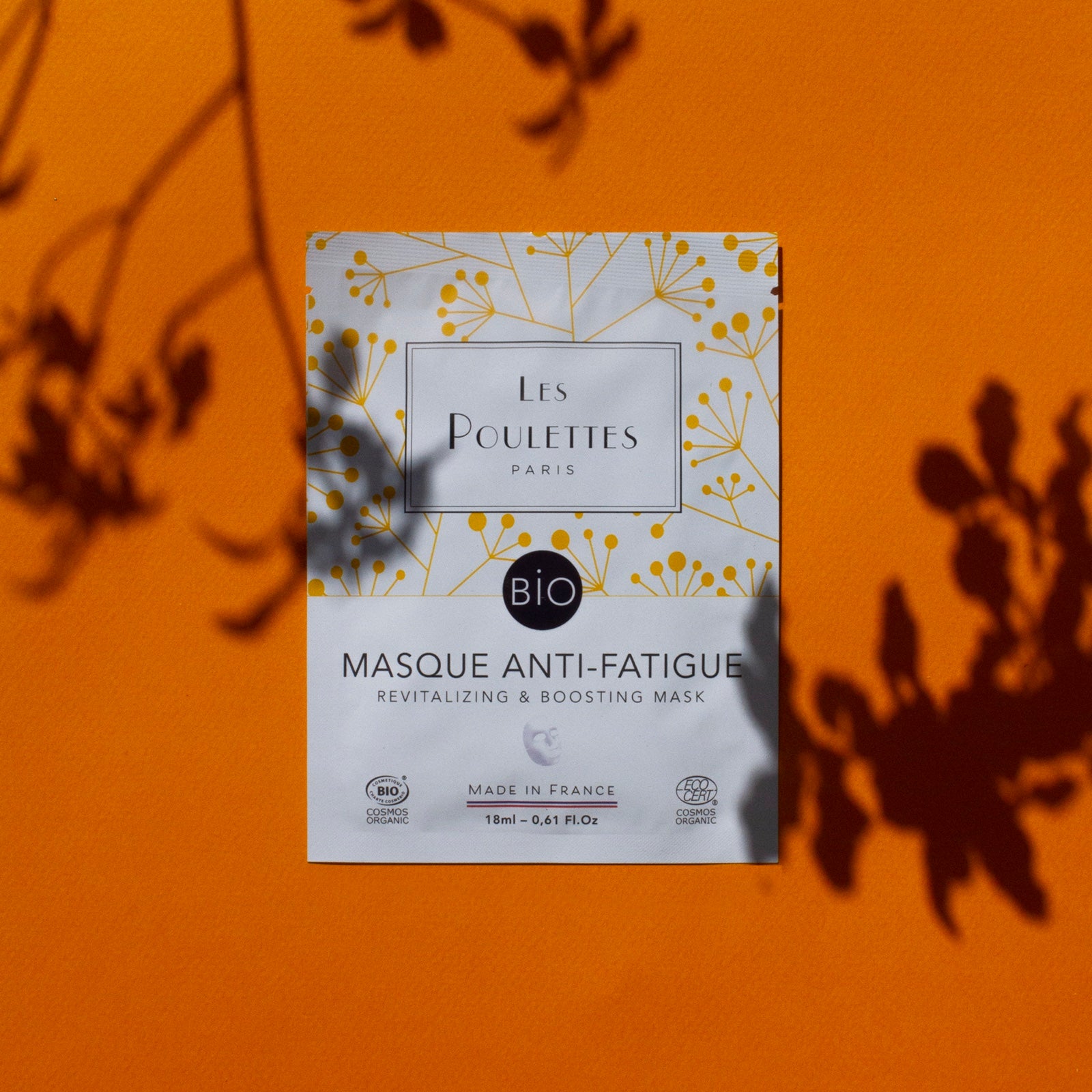 Les Poulettes Paris Masque Anti-Fatigue Revitalisant Bio 18 ml 3