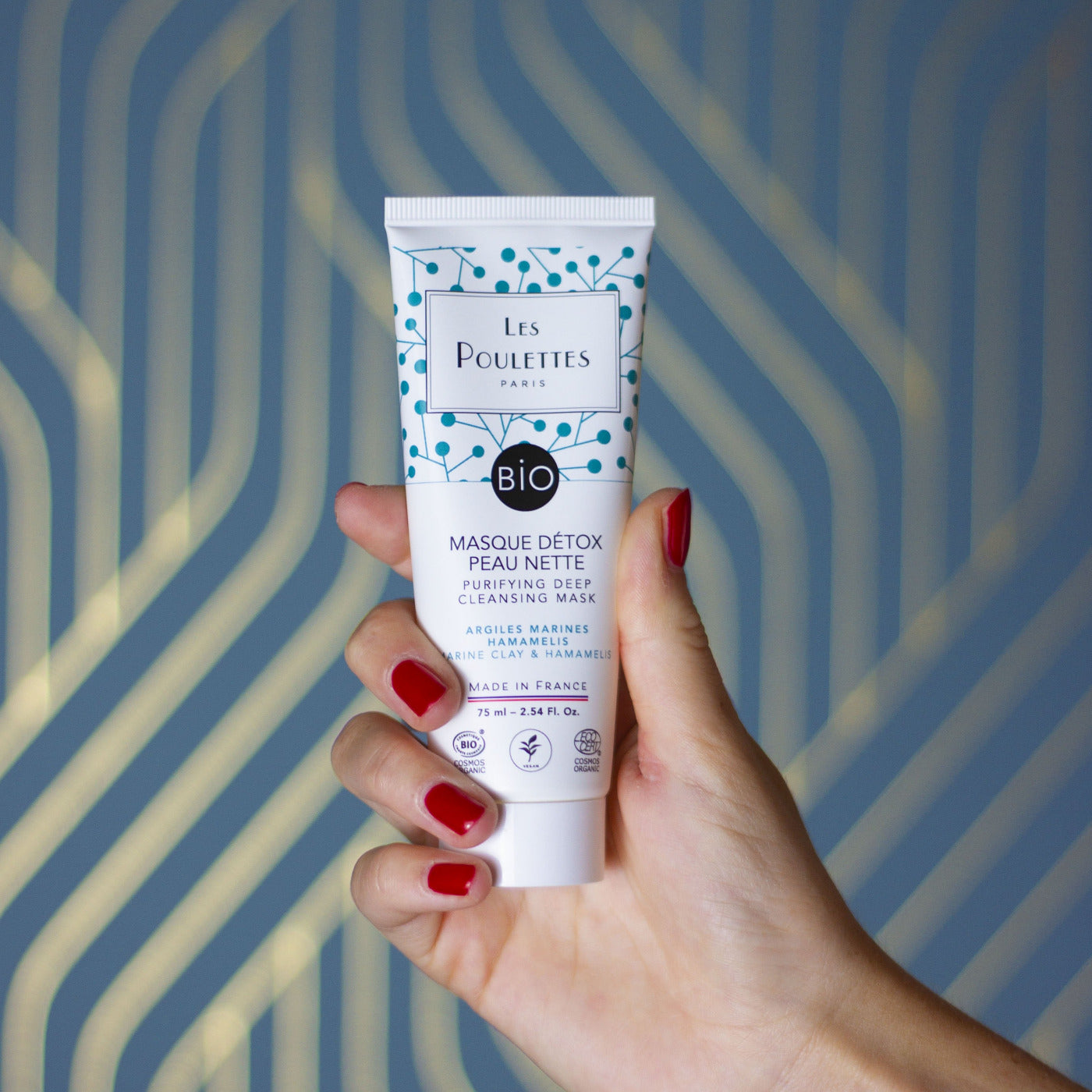 Les Poulettes Paris Masque Détox Peau Nette Argiles Marines Bio 75 ml 2