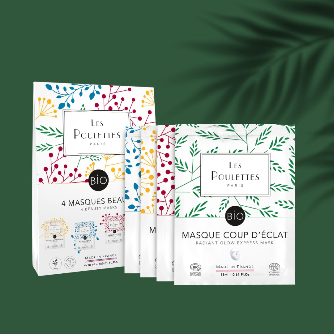 Les Poulettes Paris Coffret 4 Masques Beauté 3